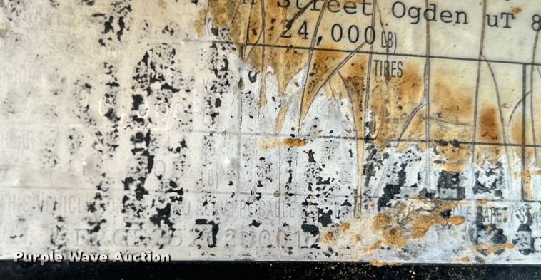 image for item EK4698 2002 Big Bubba equipment trailer