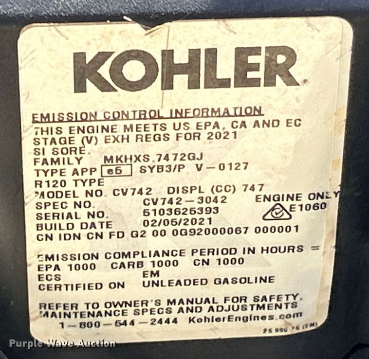 image for item EK4728 Scag SMPZ-61H ZTR lawn mower