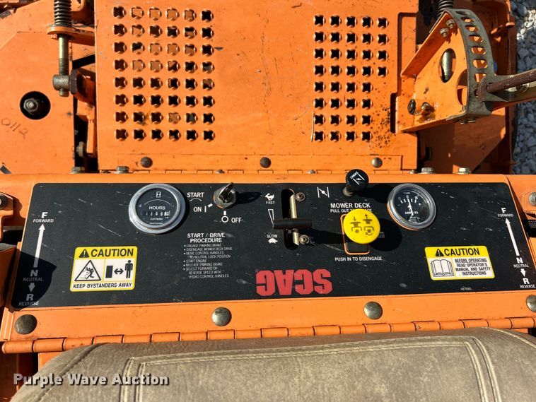 image for item EK4729 Scag SSZ-18CV-48 ZTR lawn mower