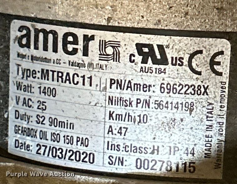 image for item EK4767 Advance  SC6500 45C floor scrubber