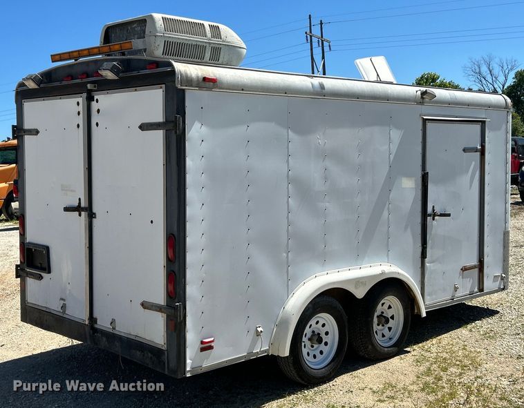 image for item EK4773 1995 Pace American H714TA2 enclosed cargo trailer