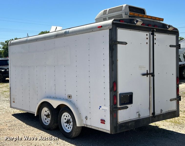 image for item EK4773 1995 Pace American H714TA2 enclosed cargo trailer