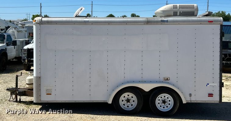 image for item EK4773 1995 Pace American H714TA2 enclosed cargo trailer
