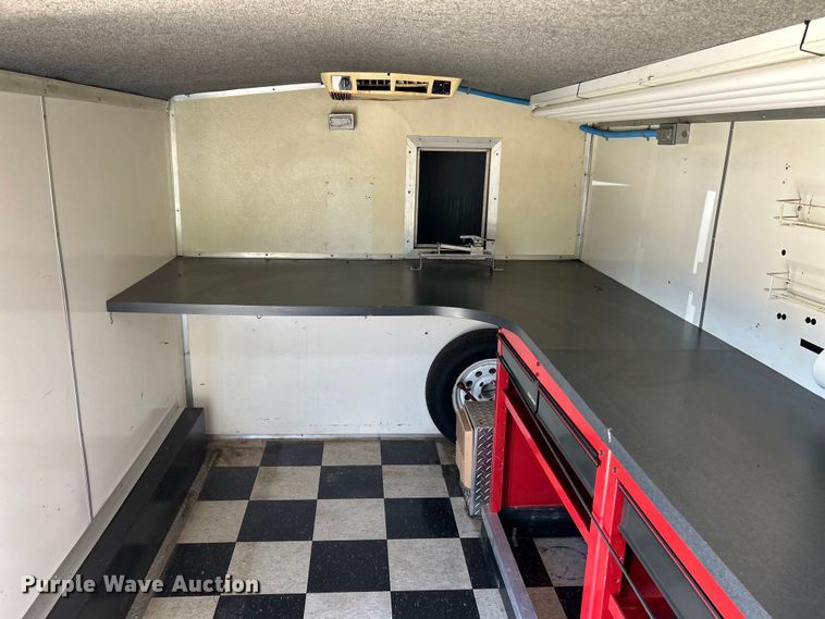 image for item EK4773 1995 Pace American H714TA2 enclosed cargo trailer