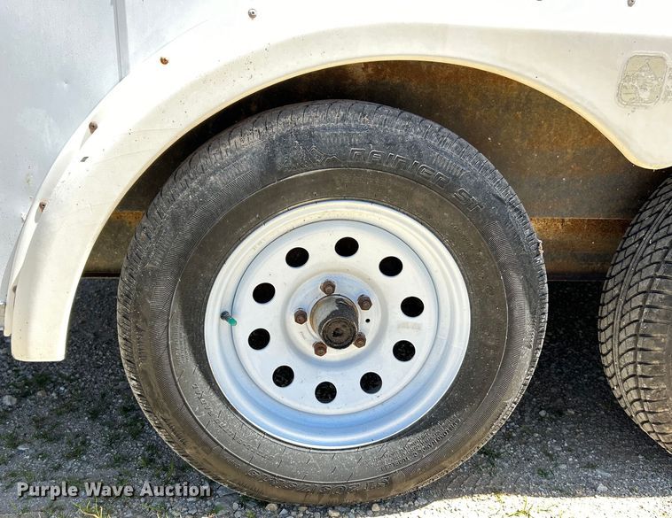 image for item EK4773 1995 Pace American H714TA2 enclosed cargo trailer