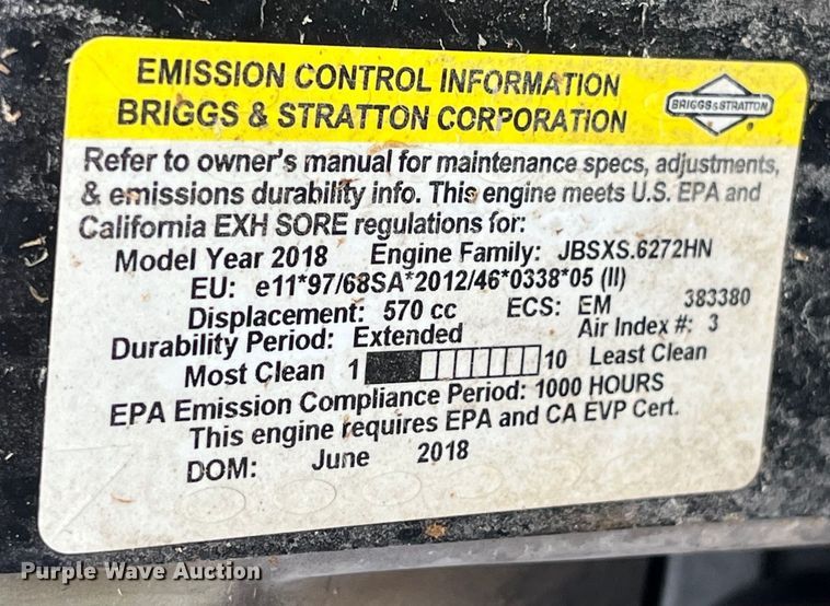 image for item EK8625 Ferris turf sprayer