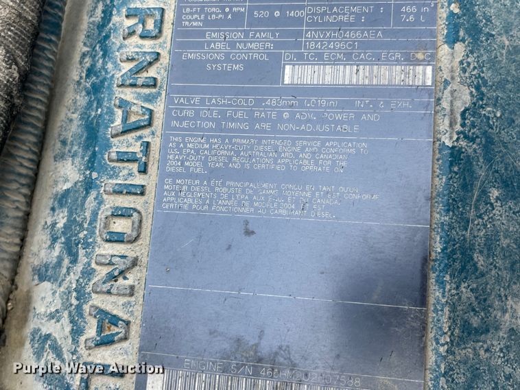 image for item EK8650 2005 International CE300 school bus