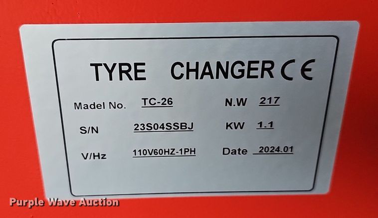 image for item IO9981 2024 Tyre Changer TC26 tire changer