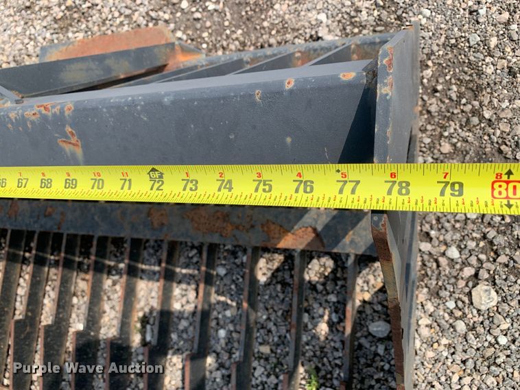 image for item JT9829 SH-78 skid steer rock bucket