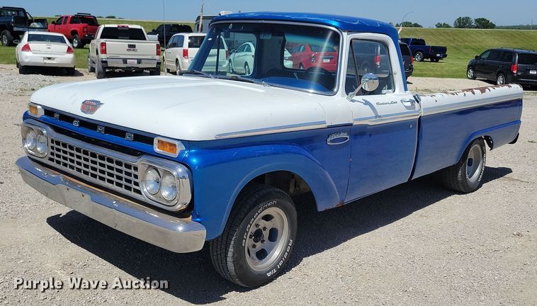 image for item KA9995 1966 Ford F100 pickup truck