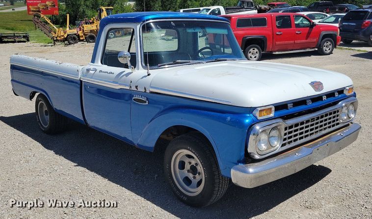image for item KA9995 1966 Ford F100 pickup truck