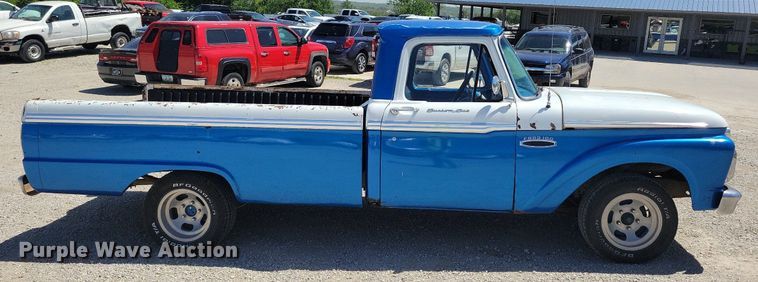 image for item KA9995 1966 Ford F100 pickup truck