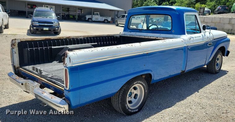 image for item KA9995 1966 Ford F100 pickup truck
