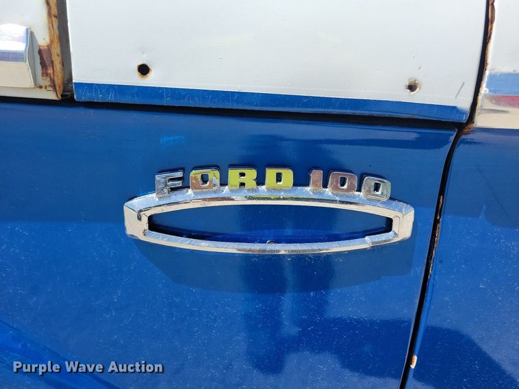 image for item KA9995 1966 Ford F100 pickup truck