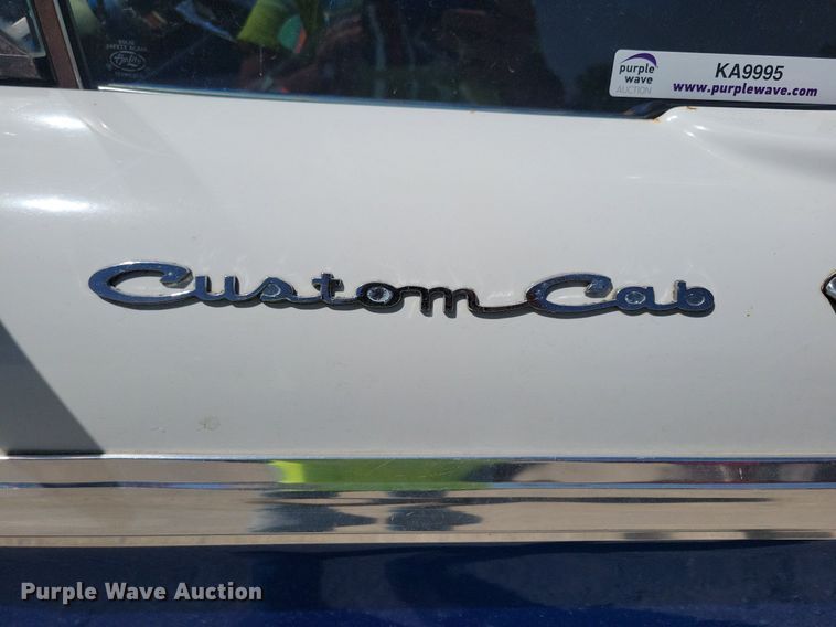 image for item KA9995 1966 Ford F100 pickup truck