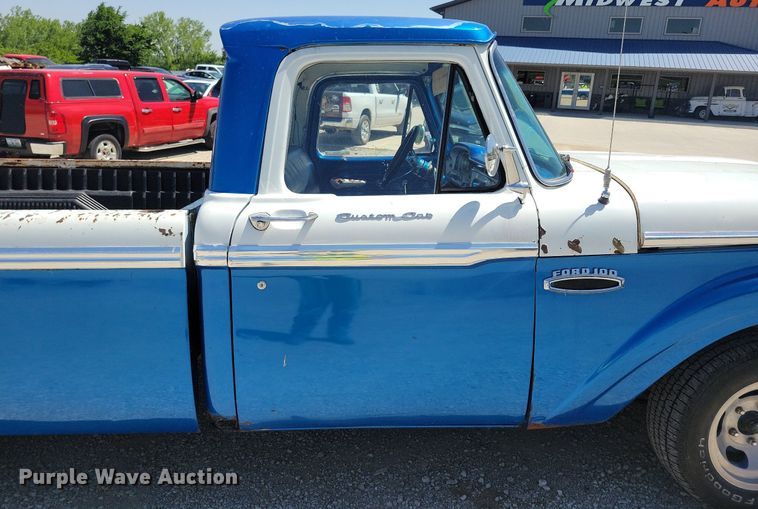 image for item KA9995 1966 Ford F100 pickup truck