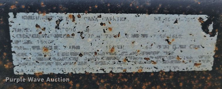 image for item KB9013 2011 Fisk EZ-HD propane tank trailer