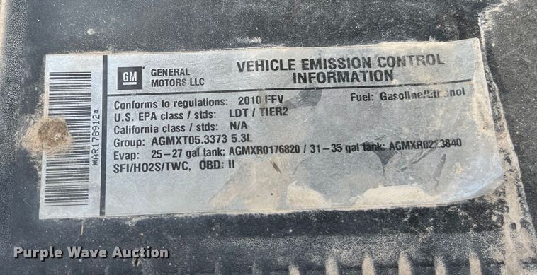 image for item LU9907 2010 Chevrolet  Tahoe  SUV