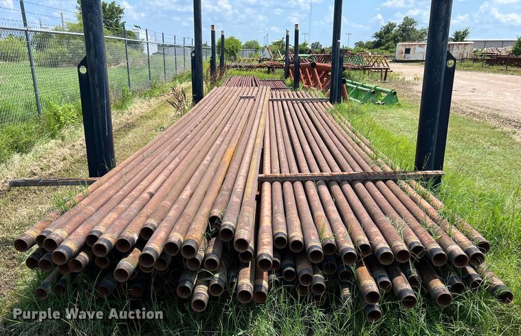 image for item LU9911 Approximately 86 joints of fiberglass tubing 