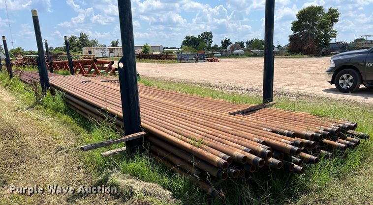 image for item LU9911 Approximately 86 joints of fiberglass tubing 