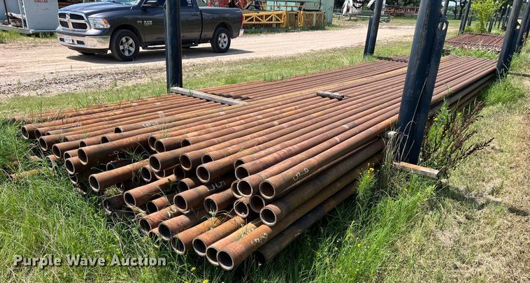 image for item LU9911 Approximately 86 joints of fiberglass tubing 