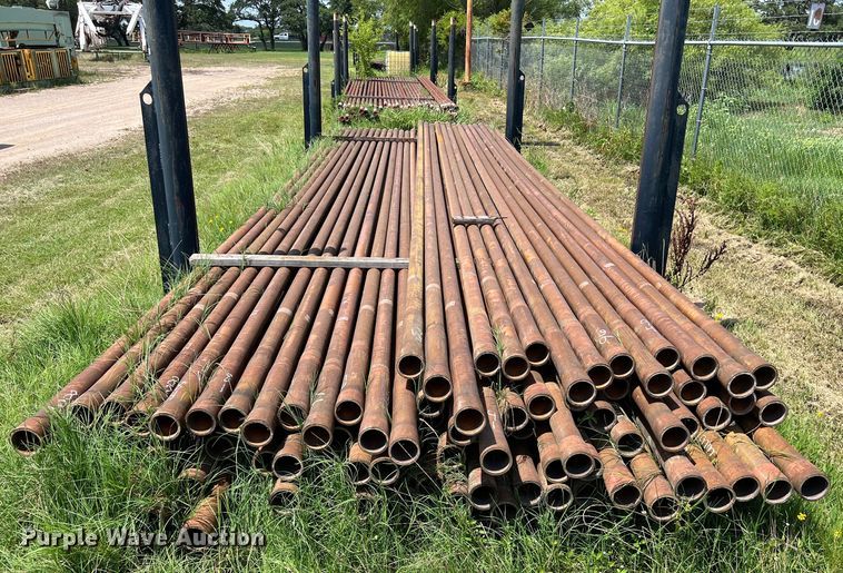 image for item LU9911 Approximately 86 joints of fiberglass tubing 