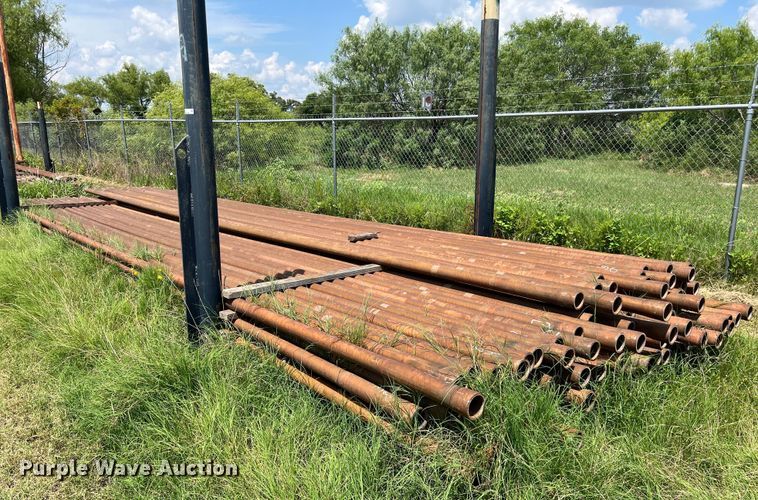 image for item LU9911 Approximately 86 joints of fiberglass tubing 