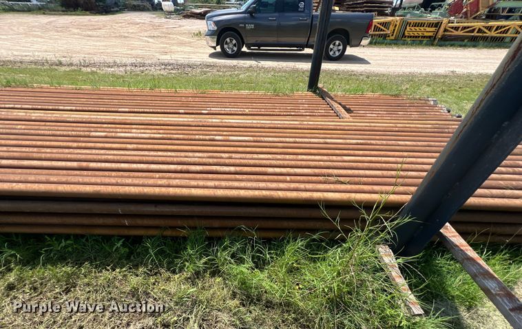 image for item LU9911 Approximately 86 joints of fiberglass tubing 