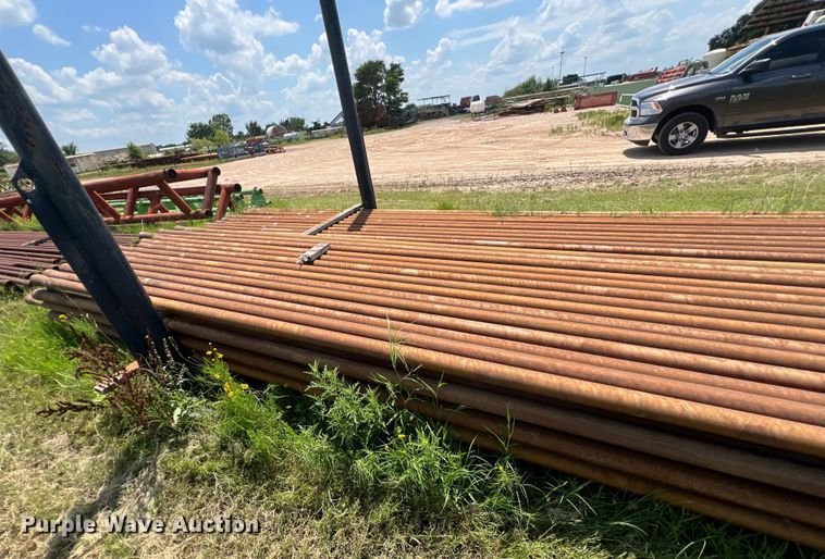 image for item LU9911 Approximately 86 joints of fiberglass tubing 