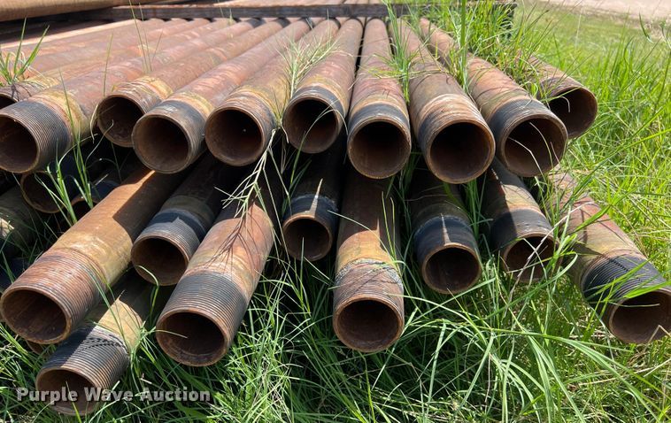 image for item LU9911 Approximately 86 joints of fiberglass tubing 