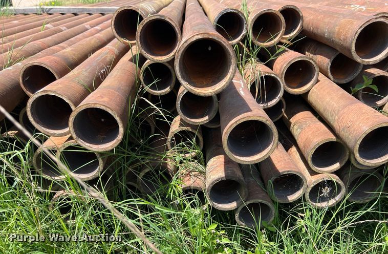 image for item LU9911 Approximately 86 joints of fiberglass tubing 