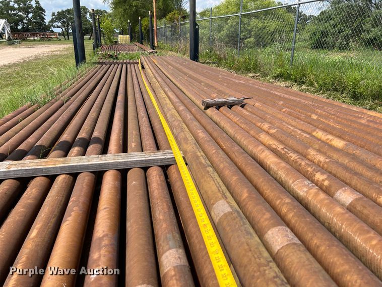 image for item LU9911 Approximately 86 joints of fiberglass tubing 