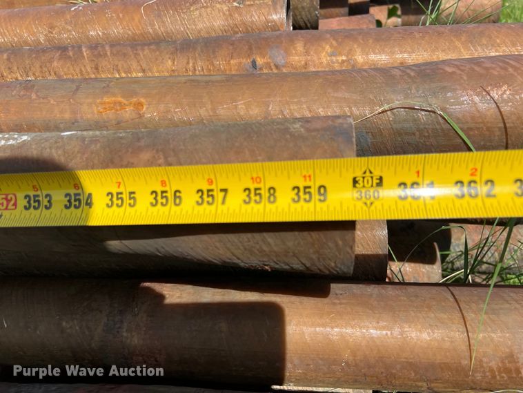 image for item LU9911 Approximately 86 joints of fiberglass tubing 