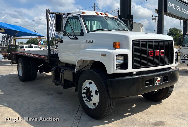 image for item LU9945 1996 GMC TopKick flatbed truck