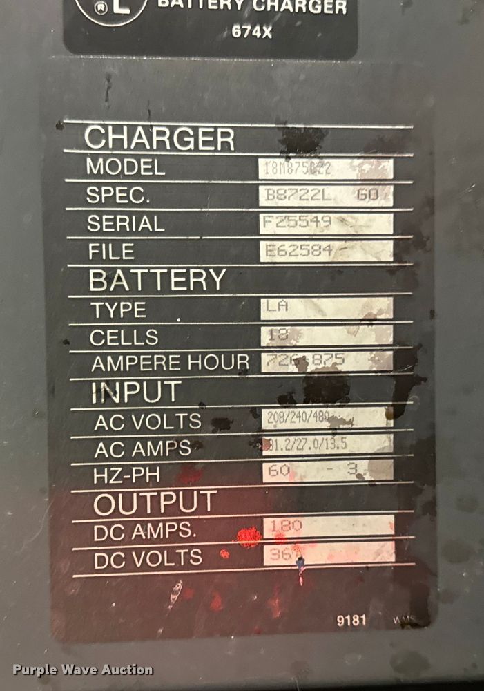 image for item MU9791 Toyota 7FBCU25 Forklift