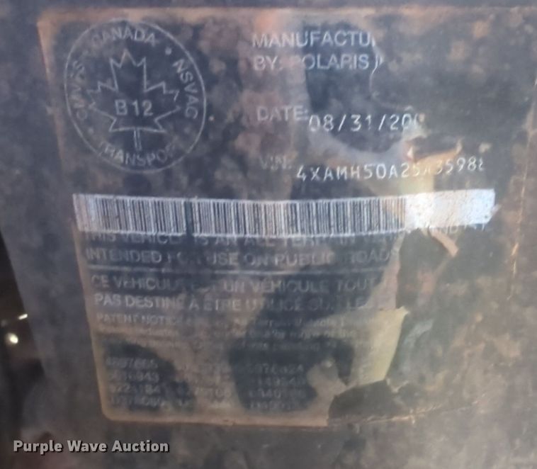 image for item NG9876 Polaris ATV