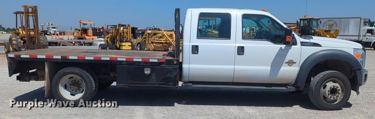 image for item NG9898 2016 Ford F550 Crew Cab flatbed truck