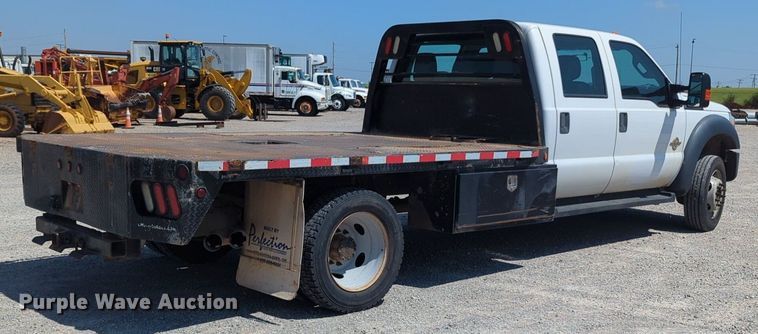 image for item NG9898 2016 Ford F550 Crew Cab flatbed truck