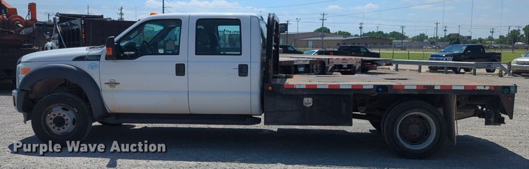 image for item NG9898 2016 Ford F550 Crew Cab flatbed truck