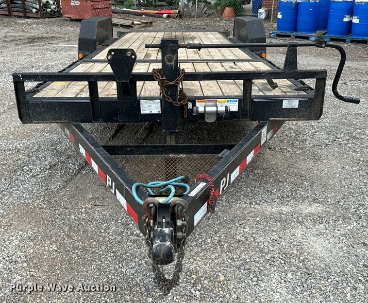 image for item NL9863 2021 PJ Carhauler Tilt T6222 tilt deck equipment trailer