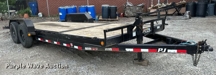image for item NL9863 2021 PJ Carhauler Tilt T6222 tilt deck equipment trailer