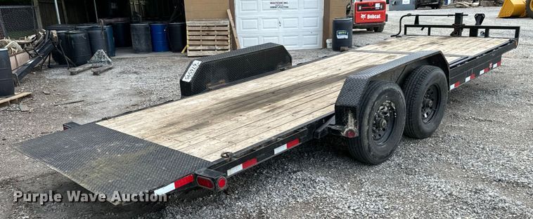 image for item NL9863 2021 PJ Carhauler Tilt T6222 tilt deck equipment trailer