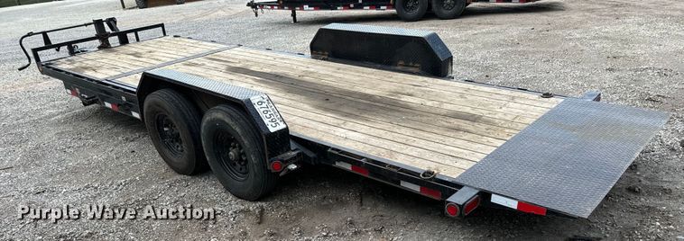 image for item NL9863 2021 PJ Carhauler Tilt T6222 tilt deck equipment trailer
