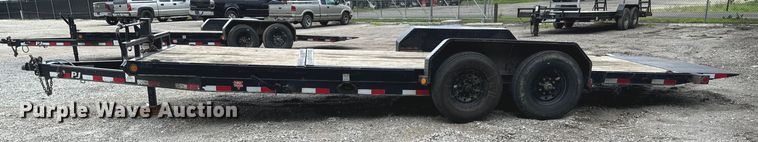 image for item NL9863 2021 PJ Carhauler Tilt T6222 tilt deck equipment trailer