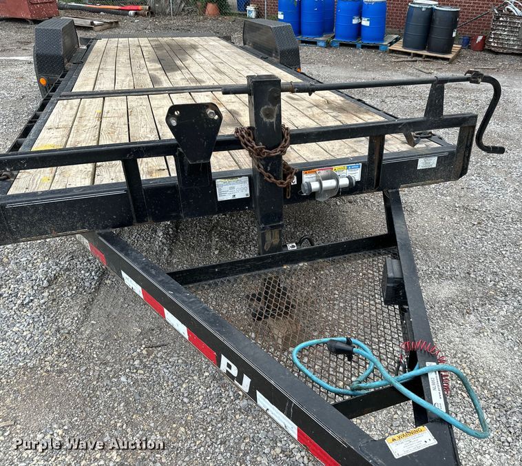 image for item NL9863 2021 PJ Carhauler Tilt T6222 tilt deck equipment trailer