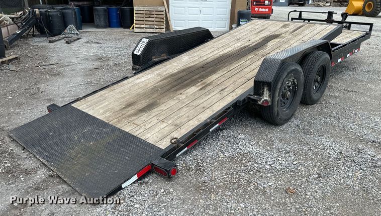 image for item NL9863 2021 PJ Carhauler Tilt T6222 tilt deck equipment trailer