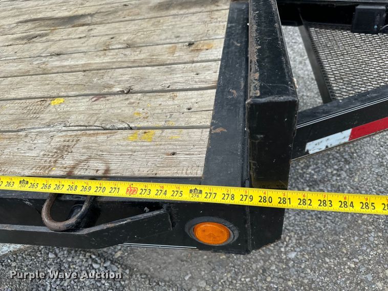 image for item NL9863 2021 PJ Carhauler Tilt T6222 tilt deck equipment trailer