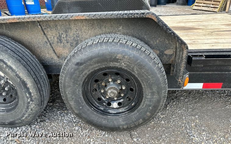 image for item NL9863 2021 PJ Carhauler Tilt T6222 tilt deck equipment trailer