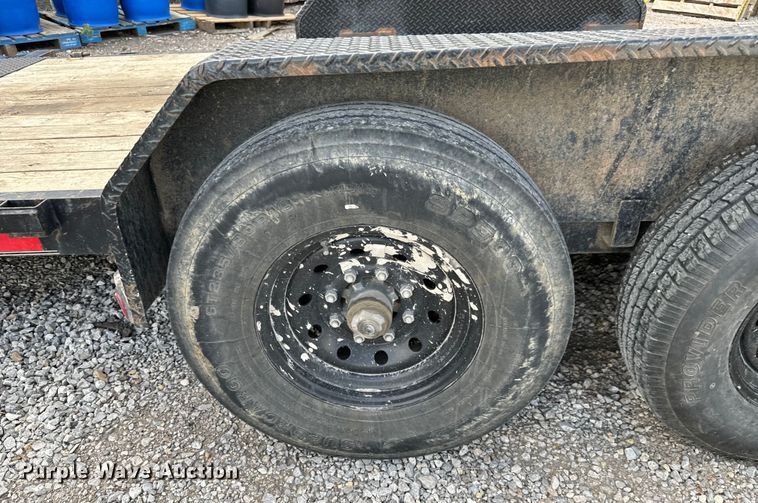 image for item NL9863 2021 PJ Carhauler Tilt T6222 tilt deck equipment trailer