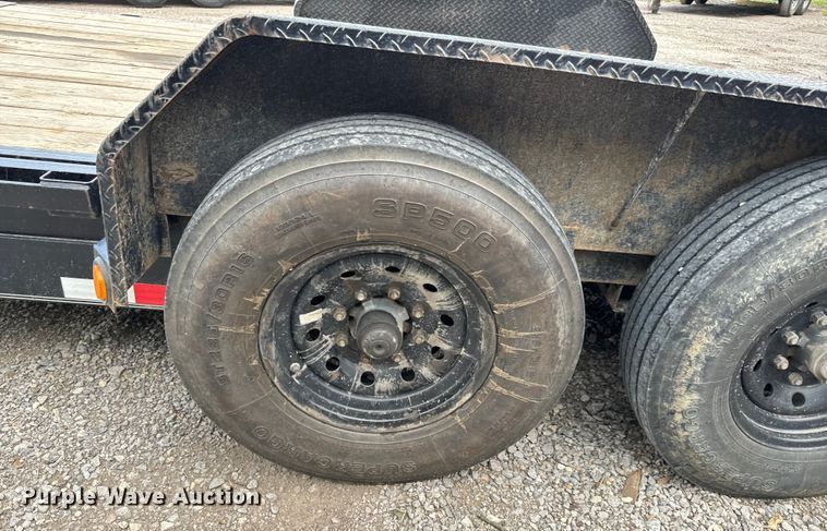 image for item NL9863 2021 PJ Carhauler Tilt T6222 tilt deck equipment trailer